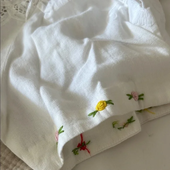 LoveShackFancy White Lace Mini Dress - Picture 3 of 5